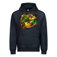 Navy juneteenth lips Urban Hoodie - Zillion Design Studio