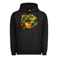 Pigment Black juneteenth lips Urban Hoodie - Zillion Design Studio
