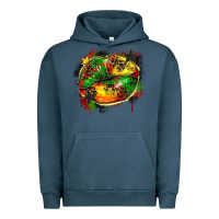 Pigment Midnight Navy juneteenth lips Urban Hoodie - Zillion Design Studio