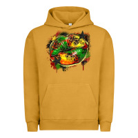 Pigment Peanut Butter juneteenth lips Urban Hoodie - Zillion Design Studio