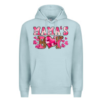 Blue Mist valentines day mamas boy Premium Hoodie - texasbilliewilder