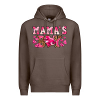 Coffee valentines day mamas boy Premium Hoodie - texasbilliewilder