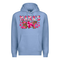 Colony Blue valentines day mamas boy Premium Hoodie - texasbilliewilder