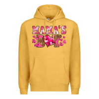 Mustard valentines day mamas boy Premium Hoodie - texasbilliewilder