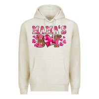Oatmeal Heather valentines day mamas boy Premium Hoodie - texasbilliewilder