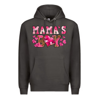 Smoke valentines day mamas boy Premium Hoodie - texasbilliewilder