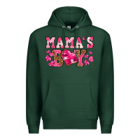 Sports Green valentines day mamas boy Premium Hoodie - texasbilliewilder