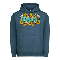 Pigment Midnight Navy blessed tbw Urban Hoodie - texasbilliewilder