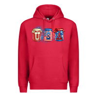 Cardinal usa mason jars Premium Hoodie - Zillion Design Studio