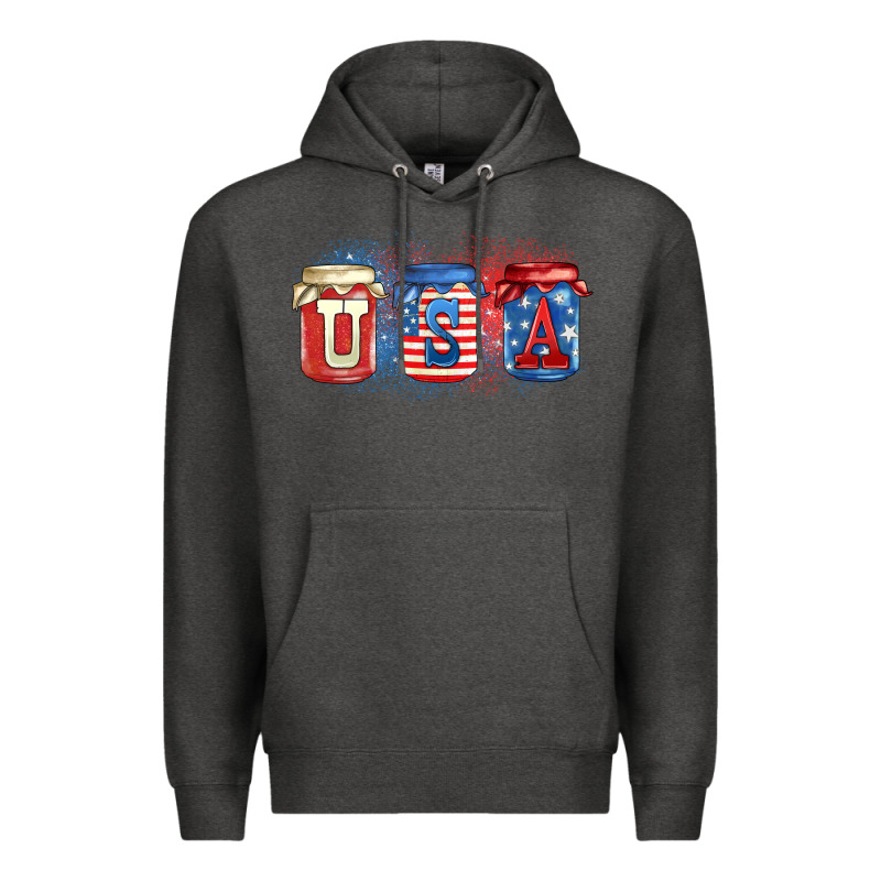 Usa Mason Jars Premium Hoodie by Zillion Design Studio | Teevron