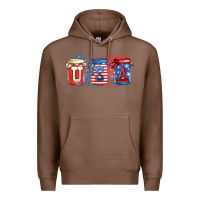 Chestnut usa mason jars Premium Hoodie - Zillion Design Studio