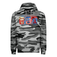 Slate Camo usa mason jars Premium Hoodie - Zillion Design Studio