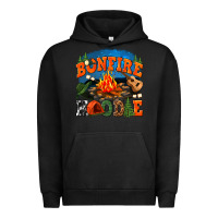 Pigment Black bonfire hoodie Urban Hoodie - texasbilliewilder