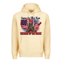 Pina Colada home of the free because of the brave Premium Hoodie - Zillion Design Studio