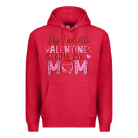 Cardinal my favorite valentine call me mom Premium Hoodie - texasbilliewilder
