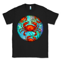 Black crab Classic Tee - BarkalooDesign