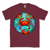 Burgundy crab Classic Tee - BarkalooDesign