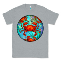 Heather Grey crab Classic Tee - BarkalooDesign