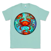 Seafoam crab Classic Tee - BarkalooDesign