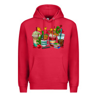 Cardinal spanish teacher coffee cups Premium Hoodie - AdoDesignShop