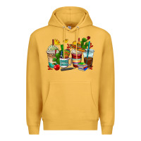 Mustard spanish teacher coffee cups Premium Hoodie - AdoDesignShop