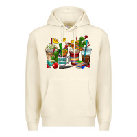 Sandshell spanish teacher coffee cups Premium Hoodie - AdoDesignShop
