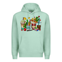 Seafoam spanish teacher coffee cups Premium Hoodie - AdoDesignShop