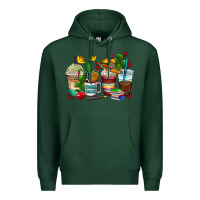 Sports Green spanish teacher coffee cups Premium Hoodie - AdoDesignShop