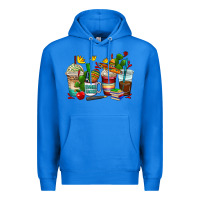 True Royal spanish teacher coffee cups Premium Hoodie - AdoDesignShop