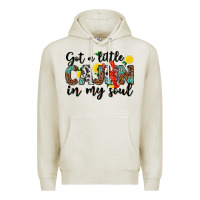 Oatmeal Heather got a little cajun in my soul Premium Hoodie - texasbilliewilder