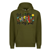 Army Green got a little cajun in my soul Premium Hoodie - texasbilliewilder