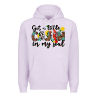 Lilac got a little cajun in my soul Premium Hoodie - texasbilliewilder