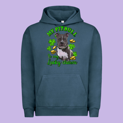 Urban Hoodie St. Patrick's Day My Pitbull Is My Lucky Charm