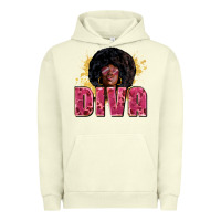 Pigment Pistachio diva Urban Hoodie - Zillion Design Studio
