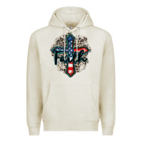 Oatmeal Heather faith usa Premium Hoodie - Zillion Design Studio