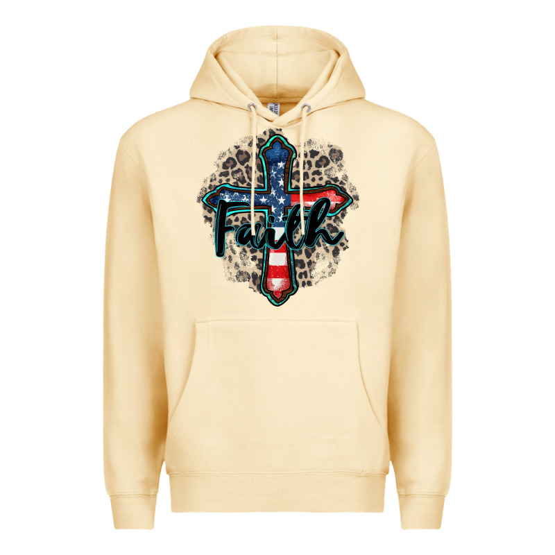 Faith Usa Premium Hoodie by Zillion Design Studio | Teevron