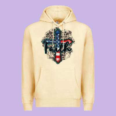 Faith Usa Premium Hoodie Designed By Zillion Design Studio