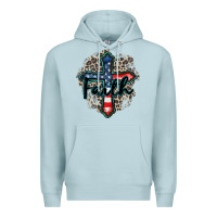 Blue Mist faith usa Premium Hoodie - Zillion Design Studio