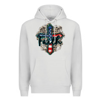 Dove Grey faith usa Premium Hoodie - Zillion Design Studio