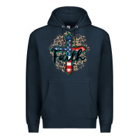 Navy faith usa Premium Hoodie - Zillion Design Studio