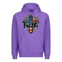 Purple faith usa Premium Hoodie - Zillion Design Studio
