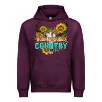 Mauve Wine born and raised country tbw Urban Hoodie - texasbilliewilder