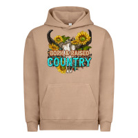 Pigment Burro born and raised country tbw Urban Hoodie - texasbilliewilder