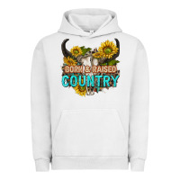 Pigment Lunar Rock born and raised country tbw Urban Hoodie - texasbilliewilder