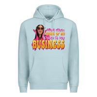 Blue Mist afro black boss lady Premium Hoodie - texasbilliewilder