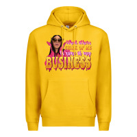 Lemon afro black boss lady Premium Hoodie - texasbilliewilder