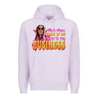 Lilac afro black boss lady Premium Hoodie - texasbilliewilder