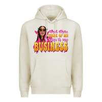 Oatmeal Heather afro black boss lady Premium Hoodie - texasbilliewilder