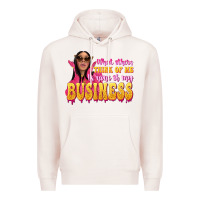 Pale Pink afro black boss lady Premium Hoodie - texasbilliewilder