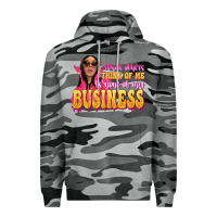 Slate Camo afro black boss lady Premium Hoodie - texasbilliewilder